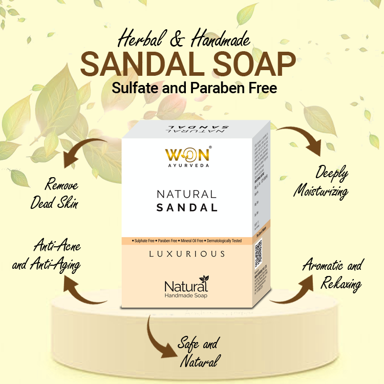Won Ayurveda Natural Sandal Handmade Soap
